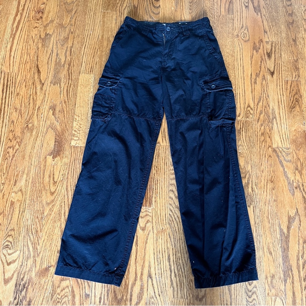 NWOT Arizona Boys Black Cargo Pants Size 14S – Y2K Streetwear / Utility Style